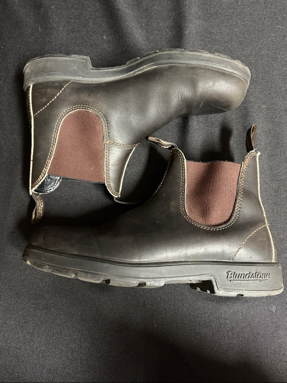Blundstone Leather Chelsea Boots with Dark Brown M8.5 - Picture 7 of 14